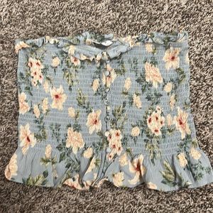 Floral crop top